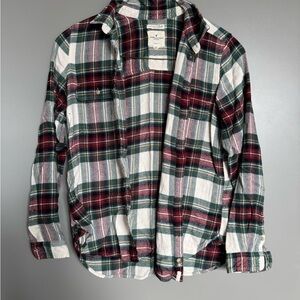 American Eagle Outfitters Extra Soft Plaid Button Up Flannel Shirt